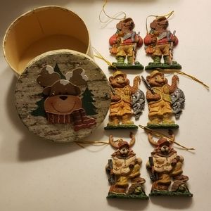 Outdoorsman Themed Ornaments and Storage Box